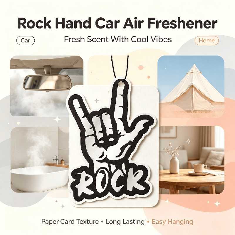 Car Air Freshener - 자동차 방향제 바위 모양 손 모양