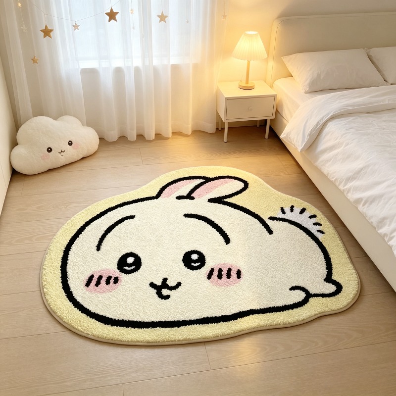 Car Floor Mat - -치이카와！！！ 만화 러그 애니메이션 하치와레 우사기