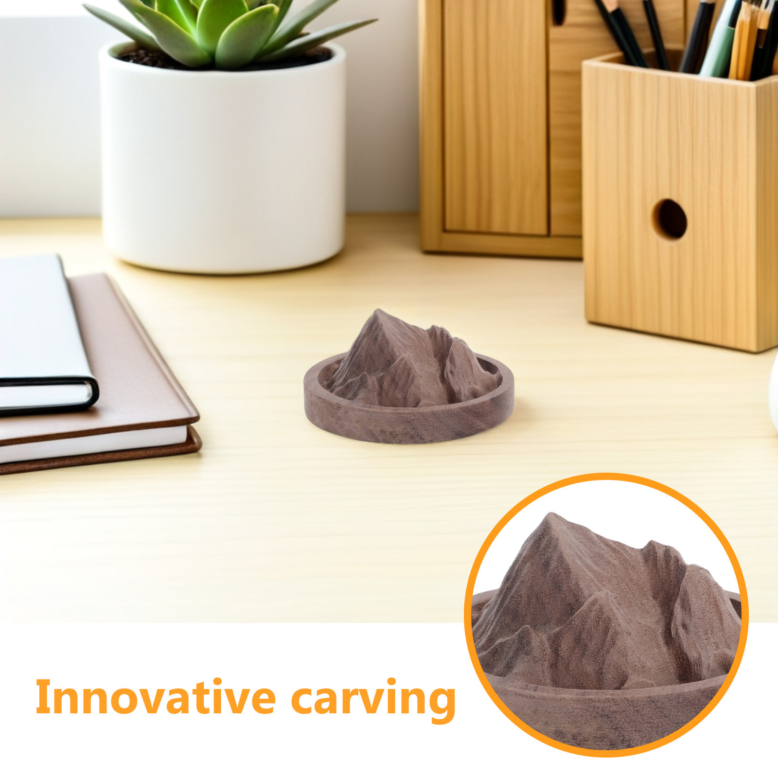 나무 소재의 디퓨저 조형물, 아로마테라피 에센셜 오일  - Car Air Freshener 리뷰 및 가격