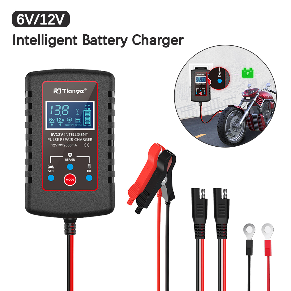 오토바이 잔디 깎는 기계 자동차용 스마트 배터리 충전기 - Car Charger 리뷰 및 가격