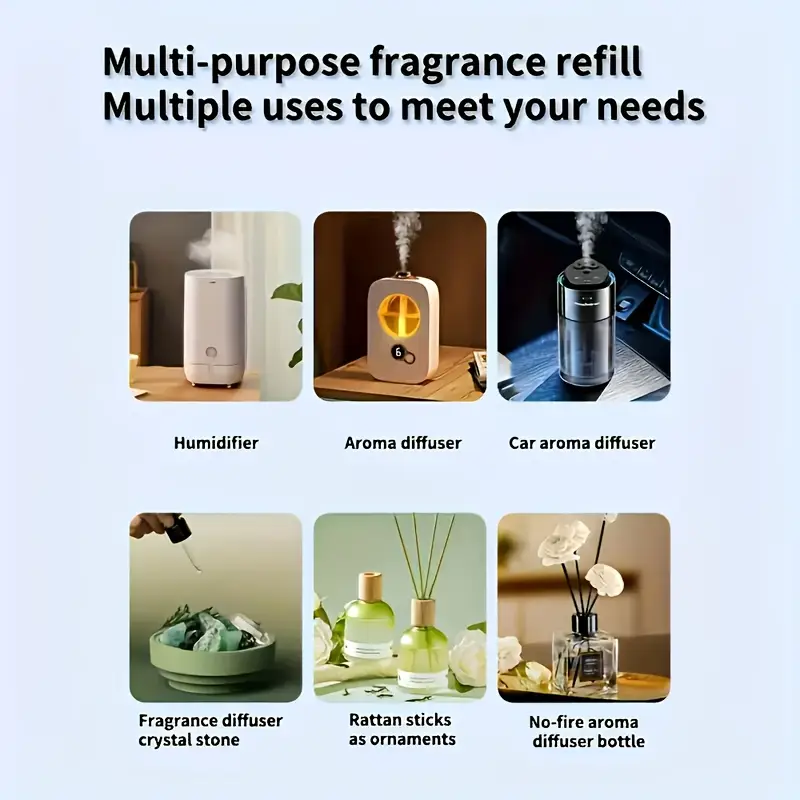 260ml 대용량 아로마테라피 에센셜 오일 리필, 디퓨 - Car Air Freshener 리뷰 및 가격