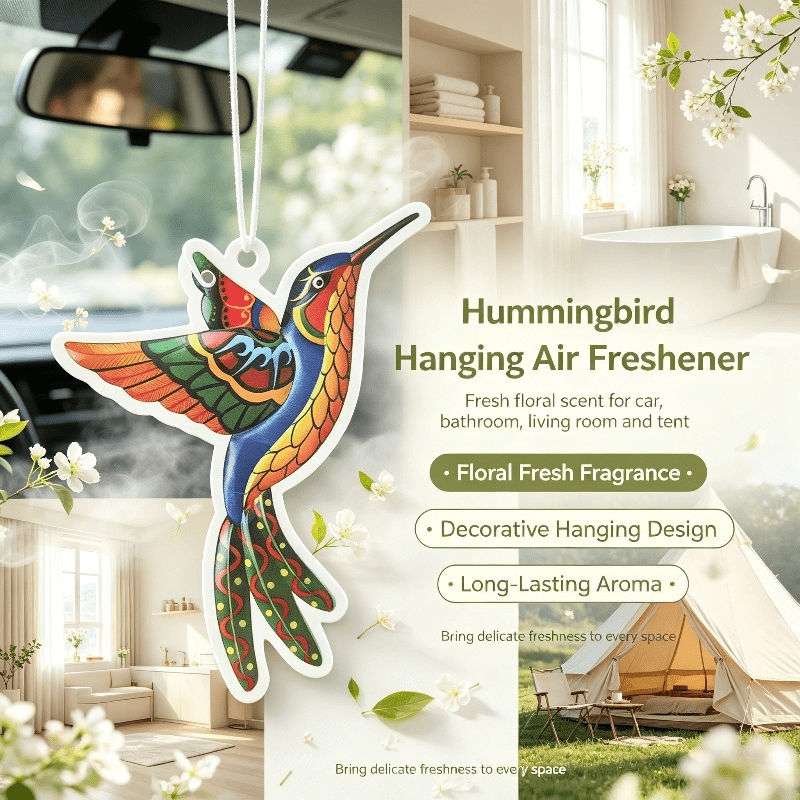자동차 방향제 화려한 벌새 모양 향기 카드 자동차 실내 - Car Air Freshener 리뷰 및 가격