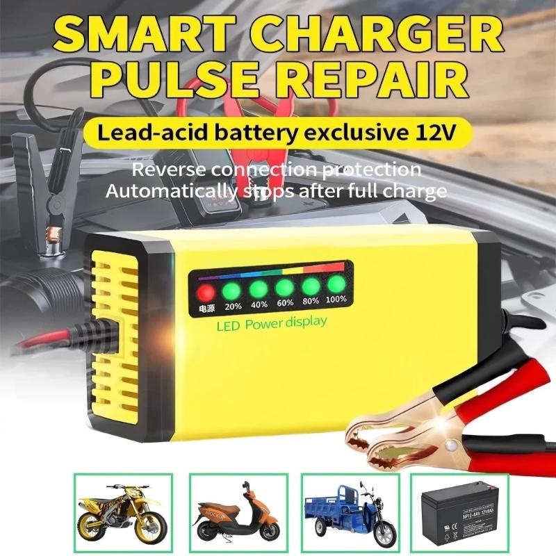스마트 12V 범용 자동차 배터리 충전기 역극성 보호  - Car Charger 리뷰 및 가격